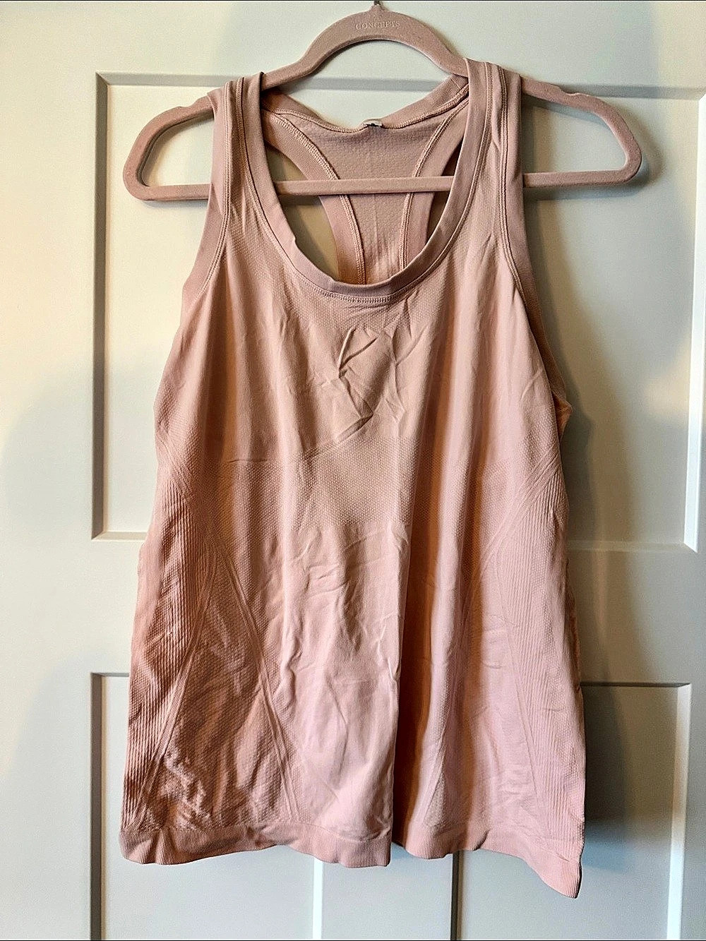 Athleta Power Pivot Ribbed Tank Top Pink